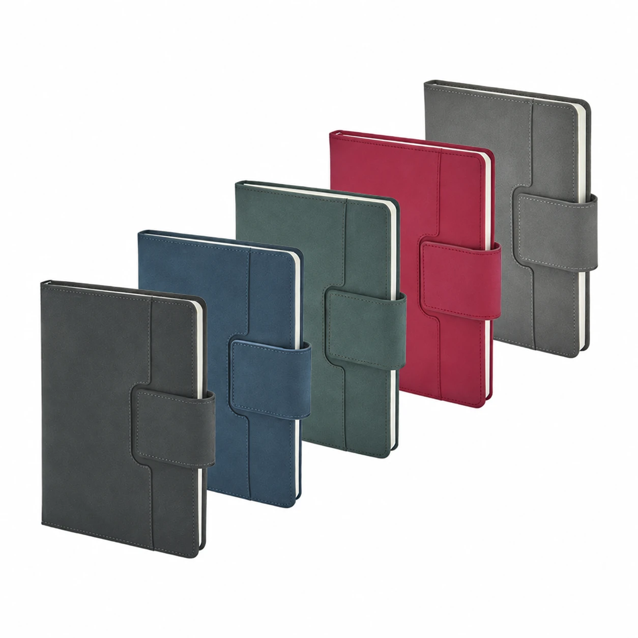 15×21 cm Termo Deri Kapaklı, 80 gr Ivory Kağıtlı, 232 Sayfa Çizgili Tarihsiz Defter Promozone