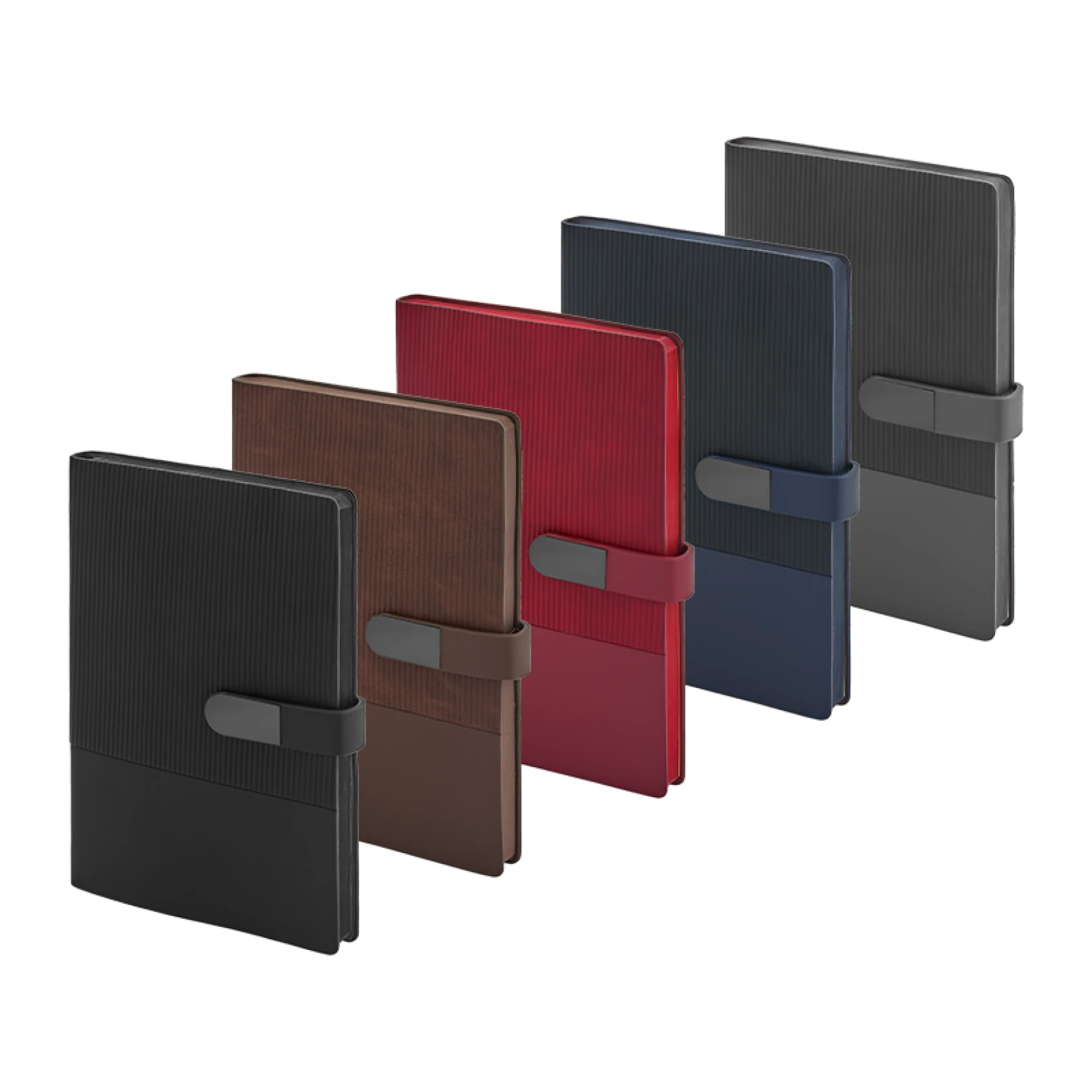15x21 cm Metal Etiketli Tokalı Yumuşak Termo Deri Kapaklı 80 gr Ivory Kağıtlı 232 Sayfa Çizgili Defter