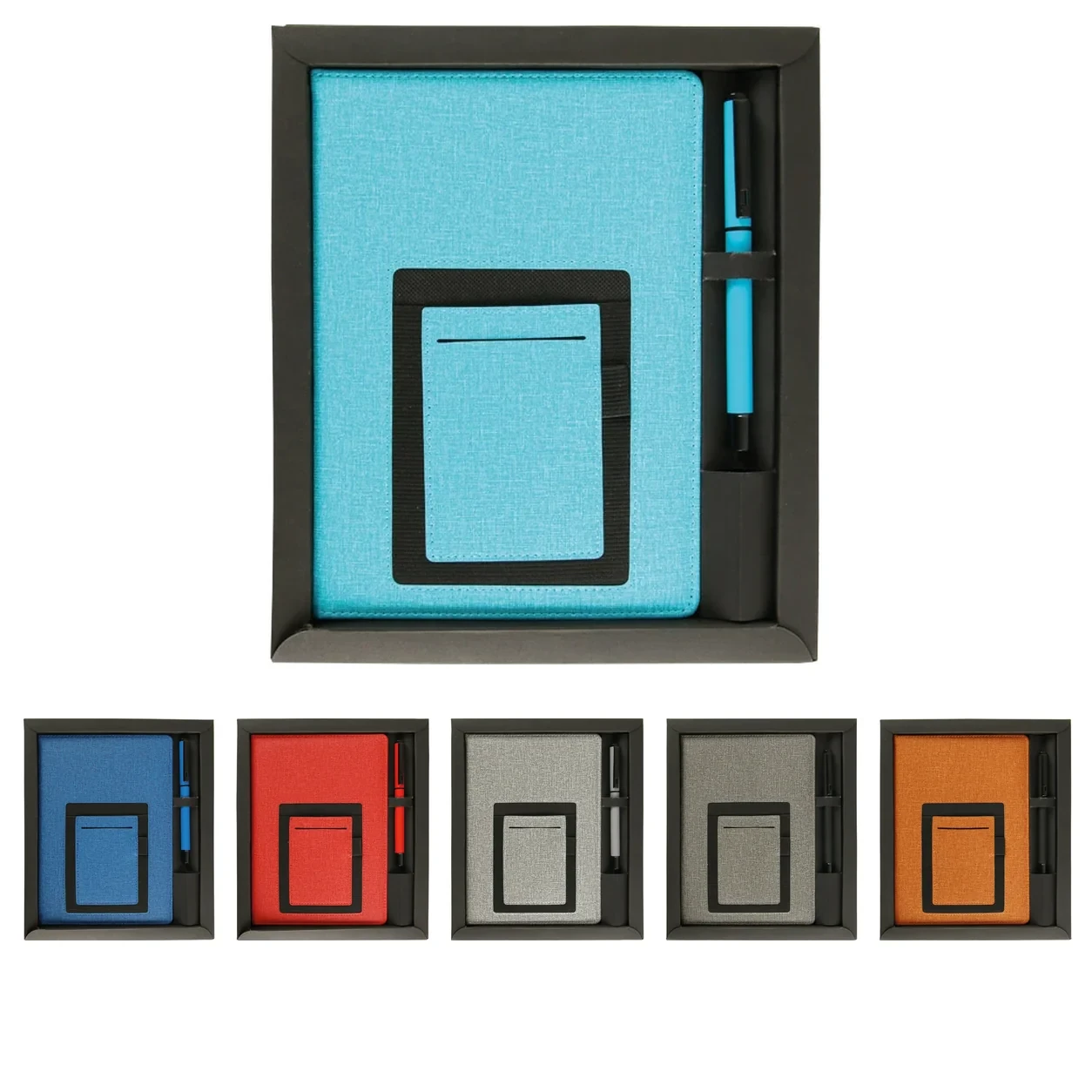 15×21 Termo Deri Defter & Metal Roller Kalem Kutulu Hediye Seti