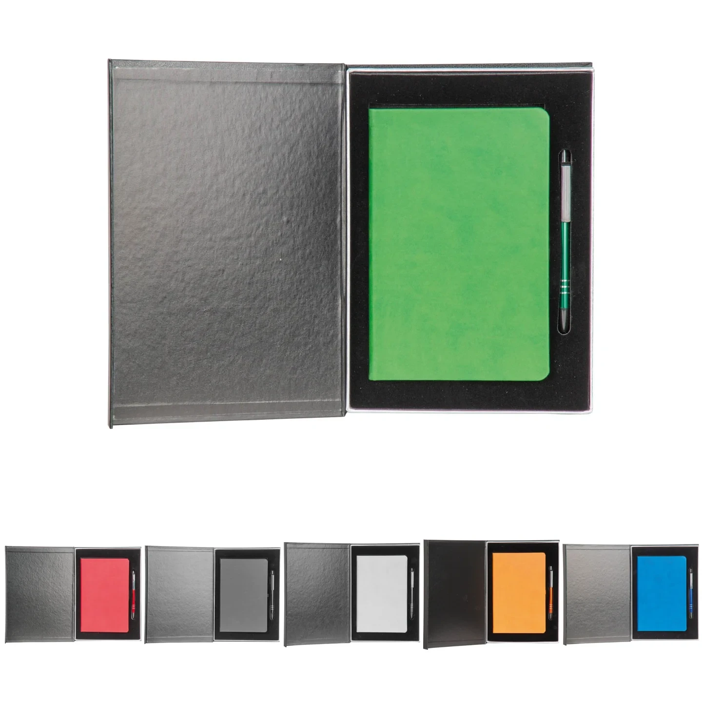 13×21 Termo Deri Defter & Metal Tükenmez Kalem Kutulu Hediye Seti