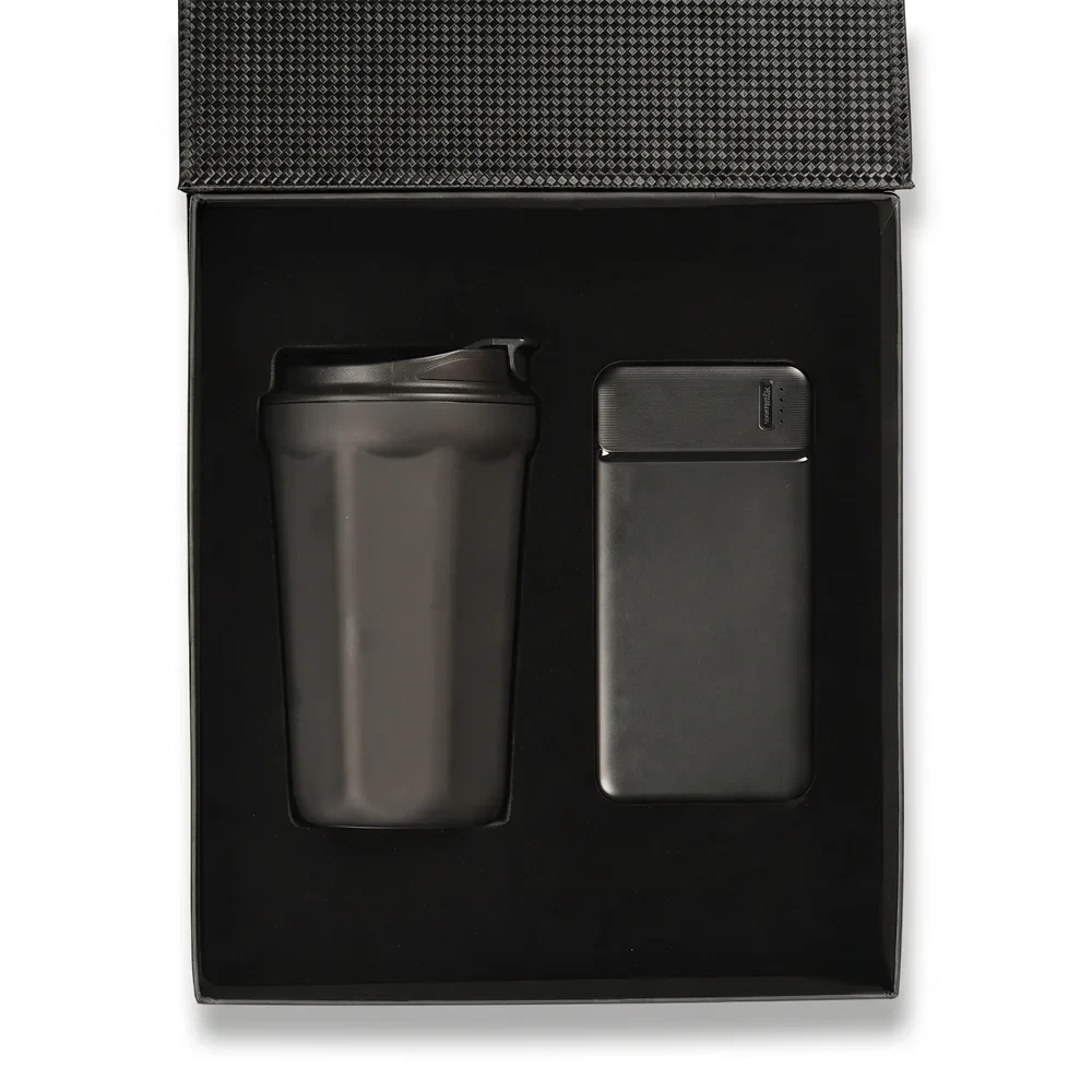 360 ml Dereceli Termos ve 10.000 mAh Powerbank Kutulu Hediye Seti