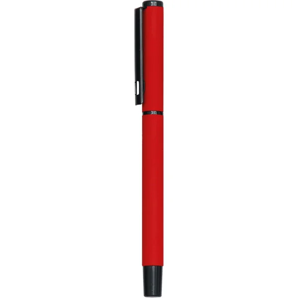 Deri Kartvizitlik, Metal Roller & Tükenmez Kalem, Deri Anahtarlık & 16 GB USB Bellek 5’li VIP Kutulu Hediye Seti Promozone
