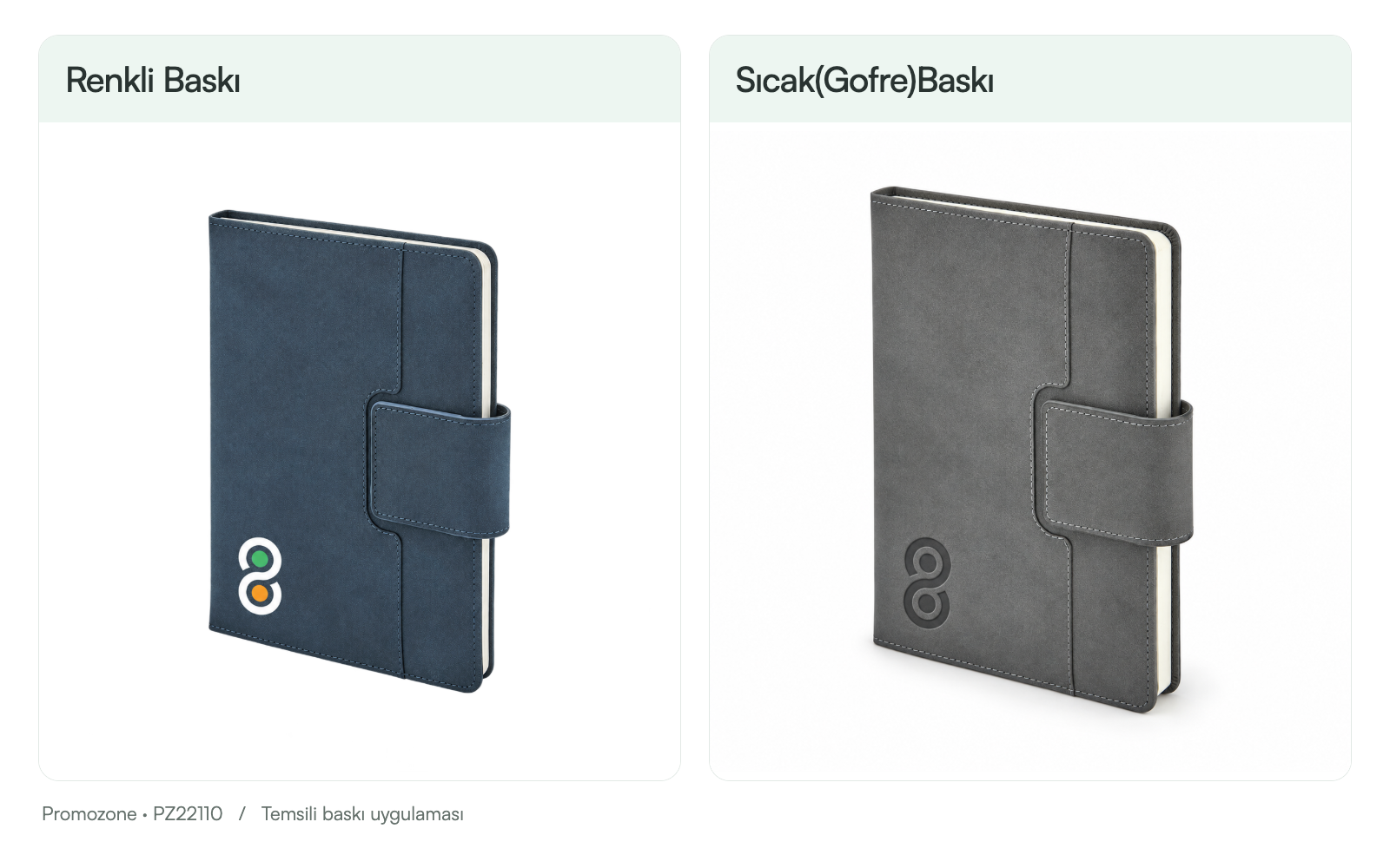 15×21 cm Termo Deri Kapaklı, 80 gr Ivory Kağıtlı, 232 Sayfa Çizgili Tarihsiz Defter Promozone