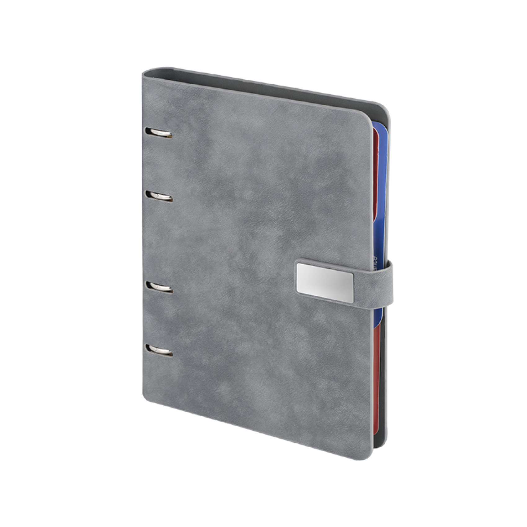 Metal Detaylı Tokalı Termo Deri Kapaklı, 70 gr Ivory Kağıtlı, 336 Sayfa Çizgili Tarihli Organizer