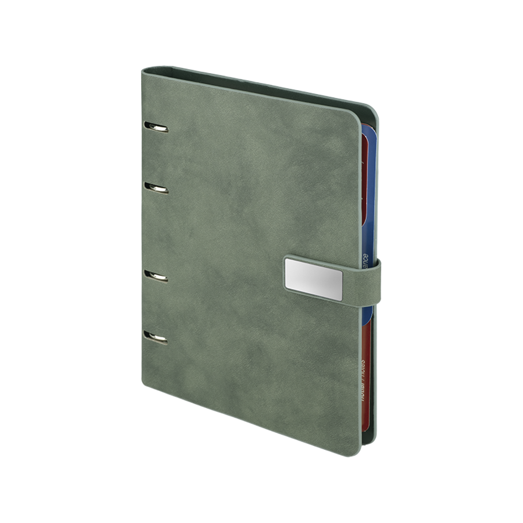 Metal Detaylı Tokalı Termo Deri Kapaklı, 70 gr Ivory Kağıtlı, 336 Sayfa Çizgili Tarihli Organizer