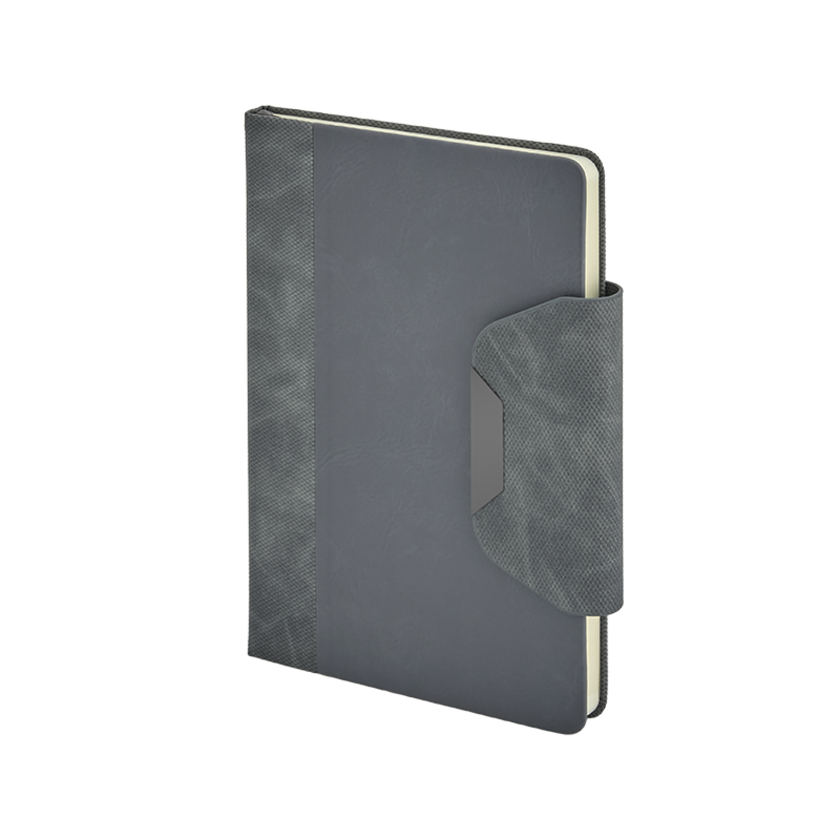 15x21 cm Metal Detaylı Tokalı Termo Deri Kapaklı 80 gr Ivory Kağıtlı 232 Sayfa Çizgili Defter