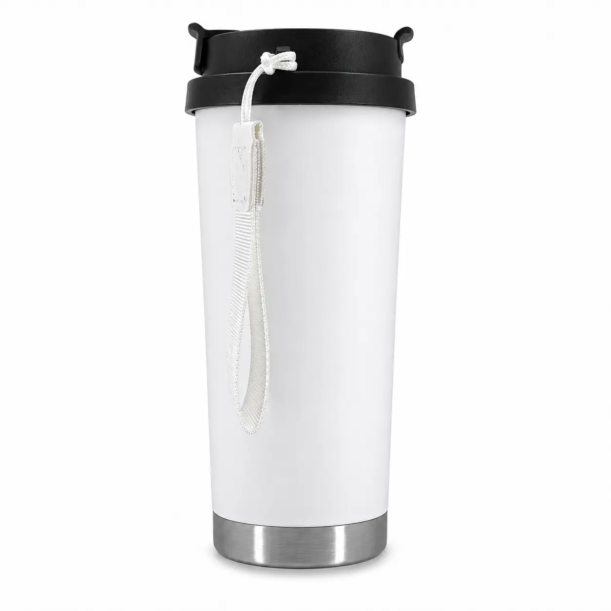 500 ml Pipetli ve Taşıma Askılı Renkli Paslanmaz Çelik Termos Bardak Promozone