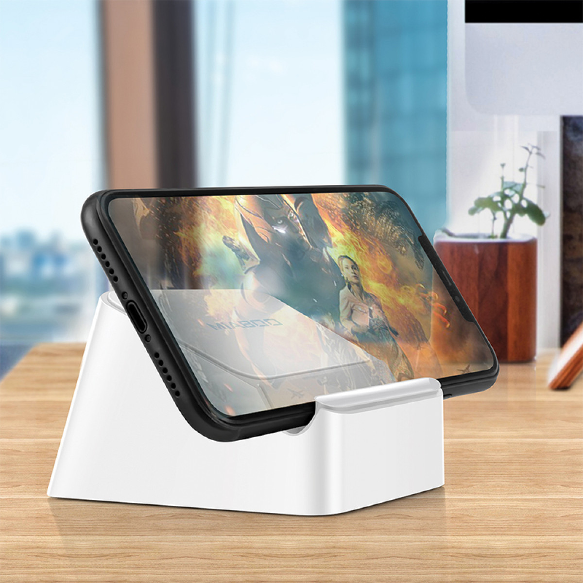Bluetooth Hoparlör ve Wireless Kablosuz Şarj Standı Promozone