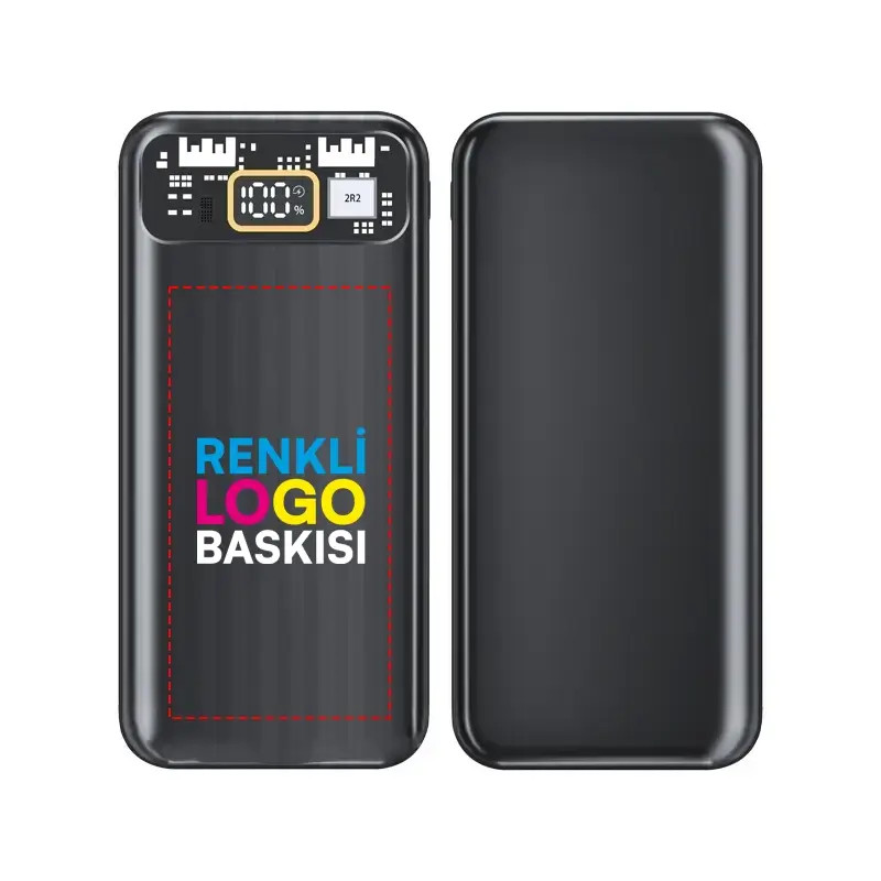 10000 mAh Yeni Nesil LCD Ekran Powerbank Promozone