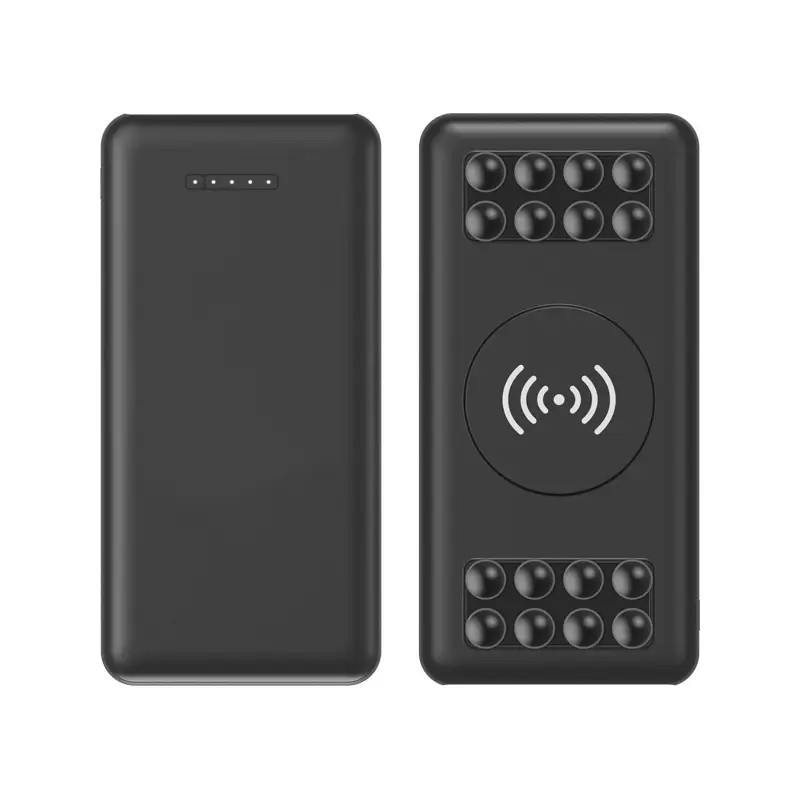 10000 mAh Kablosuz Şarj ve Vantuz Özellikli Powerbank Promozone
