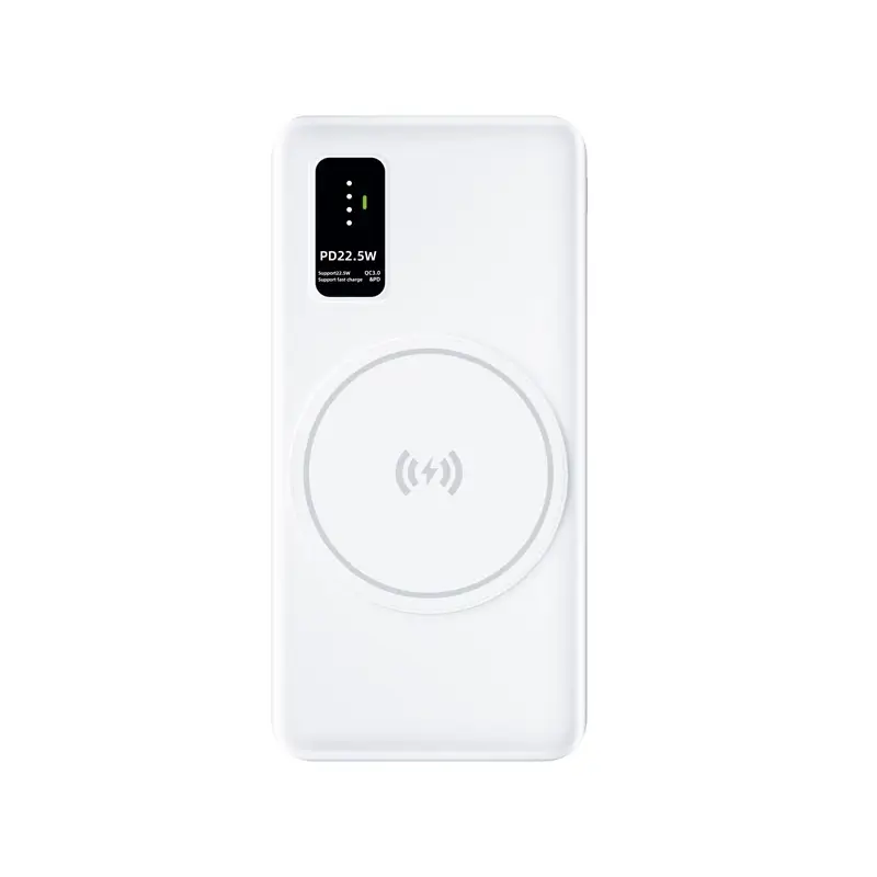 10000 mAh PD Hızlı ve Wireless Şarj Özellikli Dahili Kablolu Powerbank Promozone
