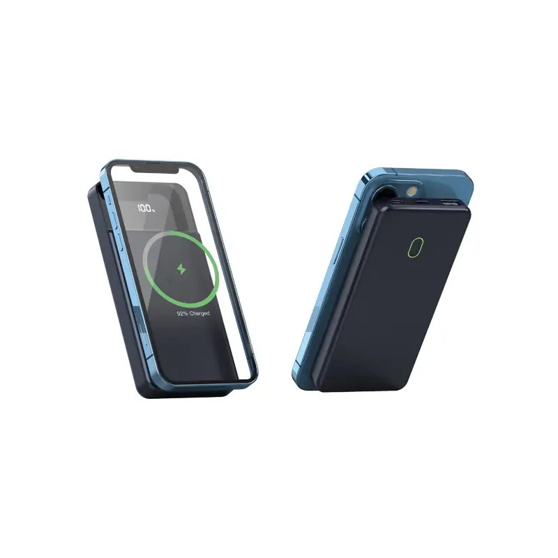 8000 mAh MagSafe Özellikli Wireless Kablosuz Powerbank Promozone