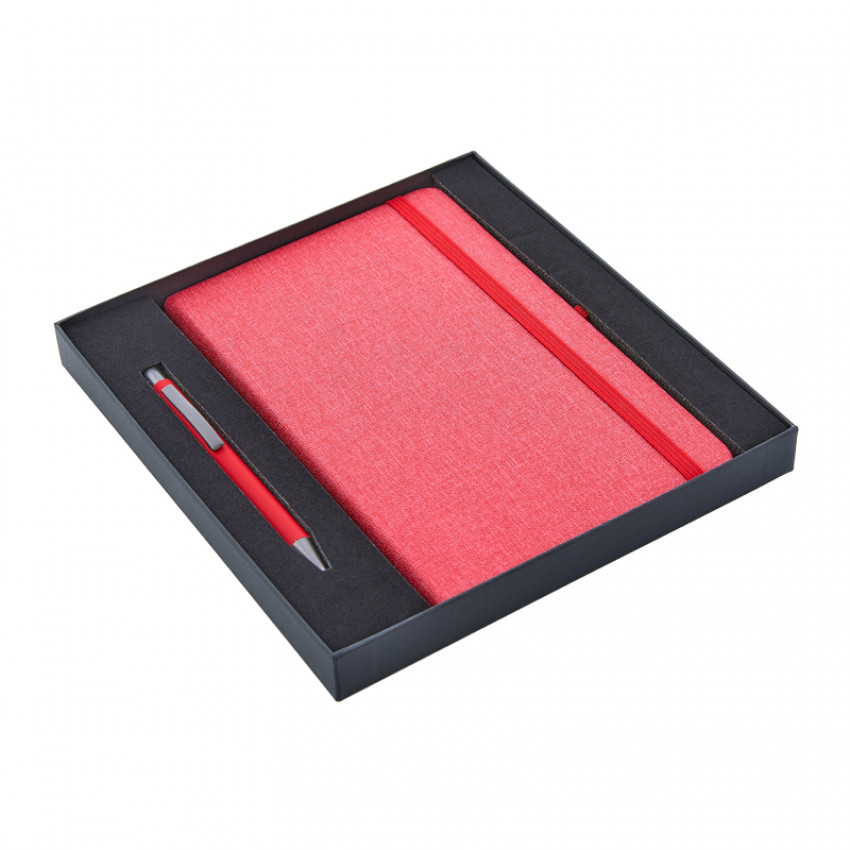 Hediyelik Set - 13X21 Not Defteri Metal Tükenmez Kalem Promozone