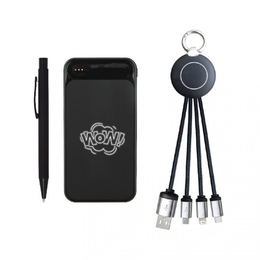 Hediyelik Set - Powerbank - Çoklu Kablo - Kalem Seti Promozone