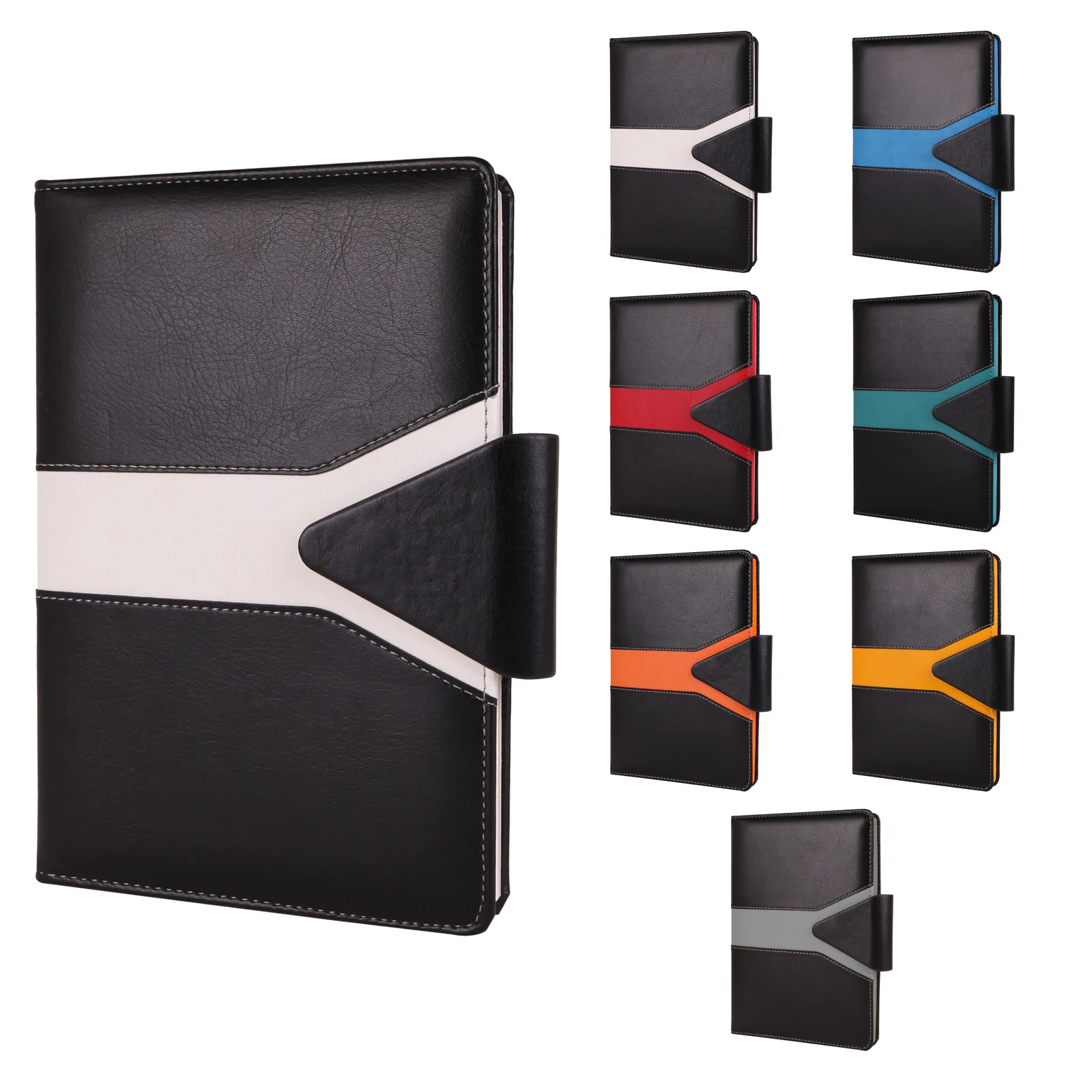 15x21 cm Mıknatıslı Termo Deri Kapaklı Kenarları Boyalı 70 gr Ivory Kağıtlı 224 Sayfa Çizgili Tarihsiz Defter