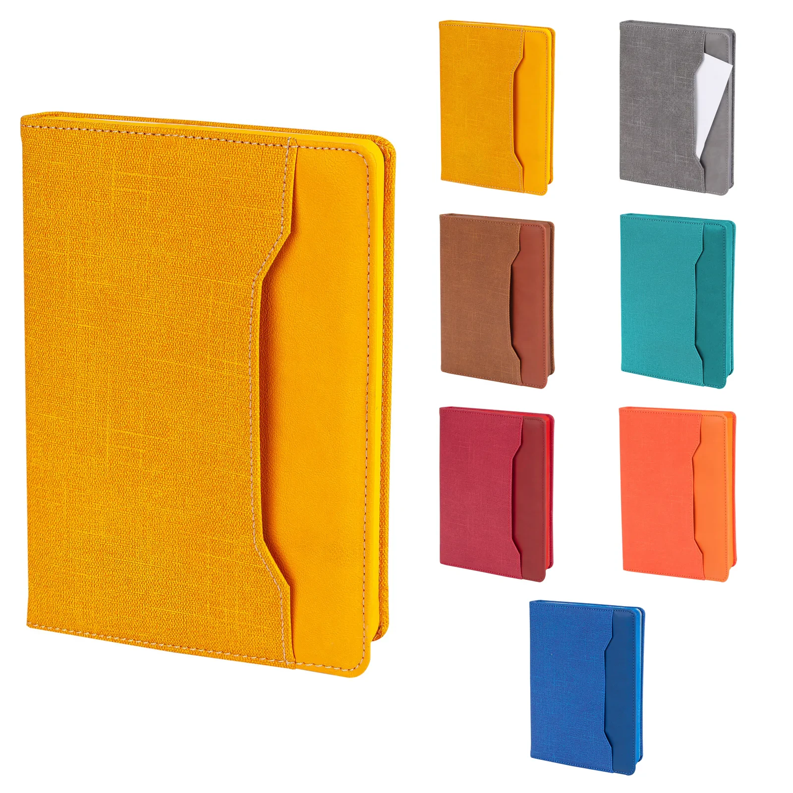 PZ22138 cepli termo deri defter ve yedi renk seçeneği