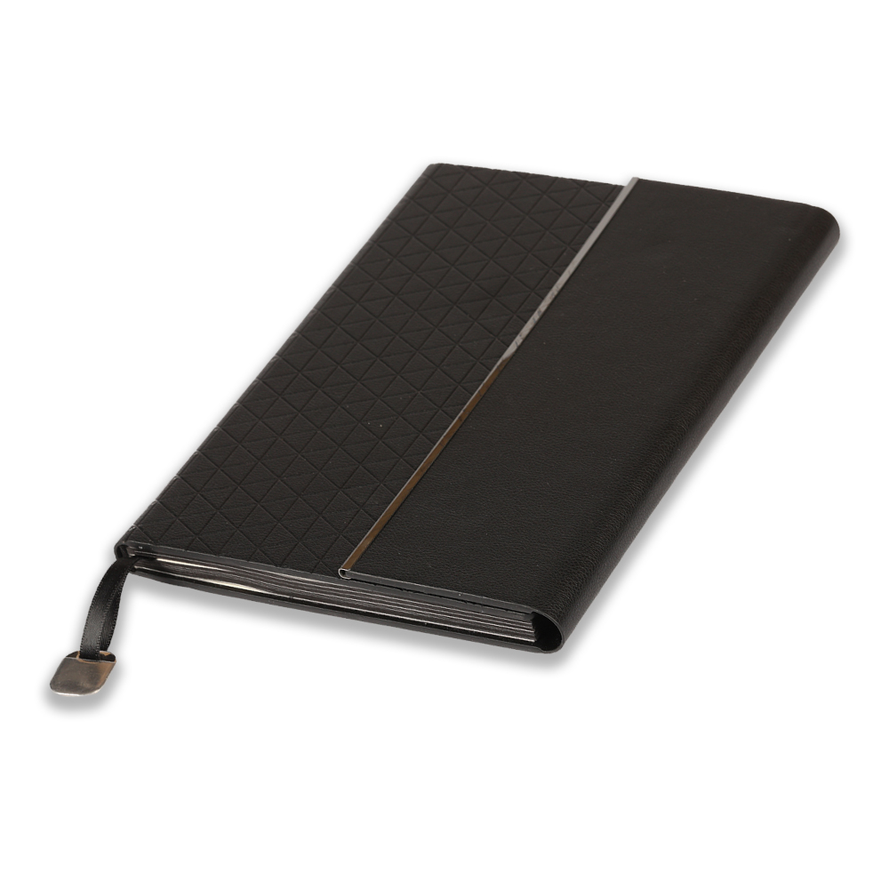14 x 21 cm Termo Deri Mıknatıslı Yan Kapaklı Defter 200 Sayfa 70 gr Ivory Krem Çizgili İç Kağıt