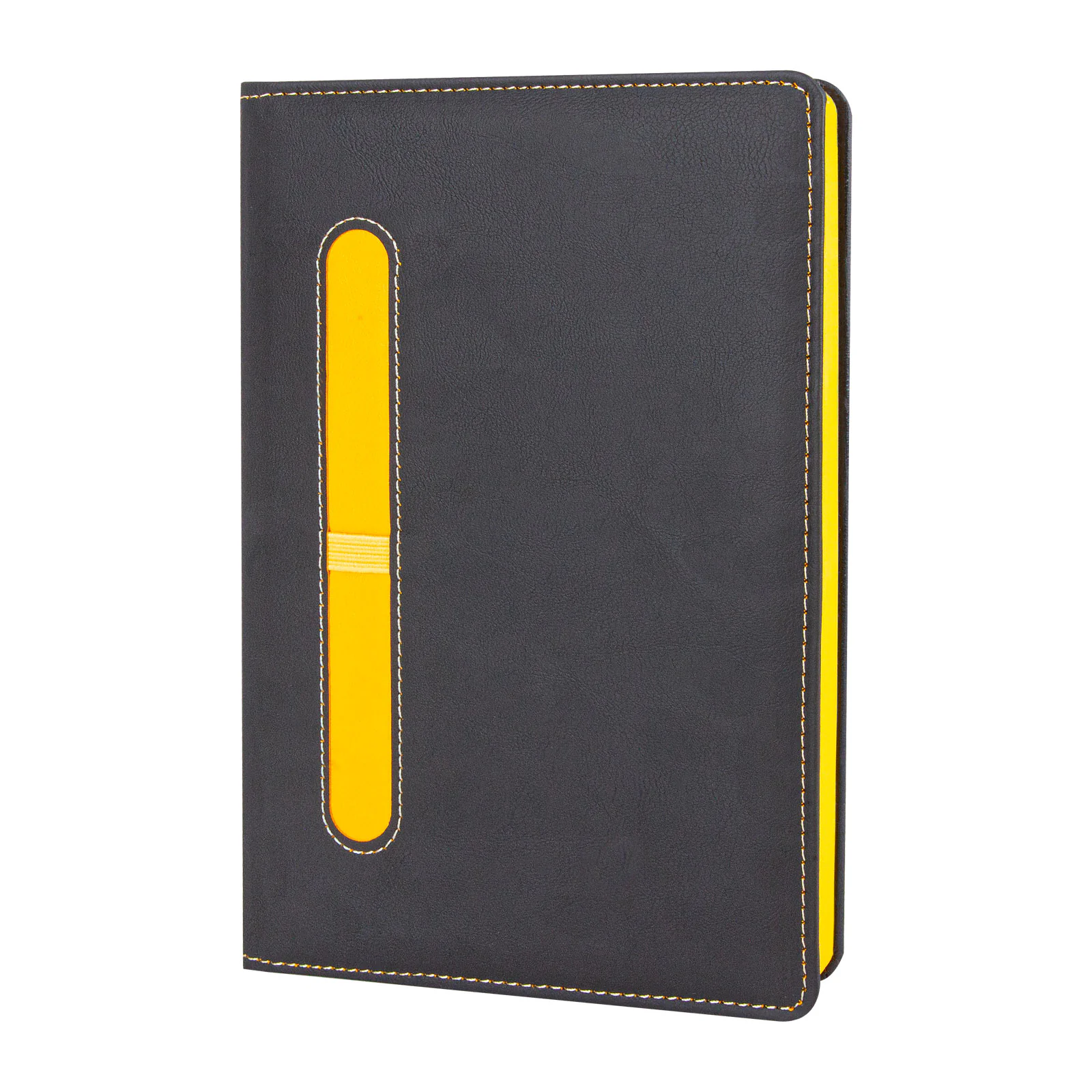 15 x 21 cm Termo Deri Kapaklı Defter 224 Sayfa 70 gr Ivory Krem Çizgili Kenar Boyalı Lazer Kazımalı (Kenar Renk Efektli)