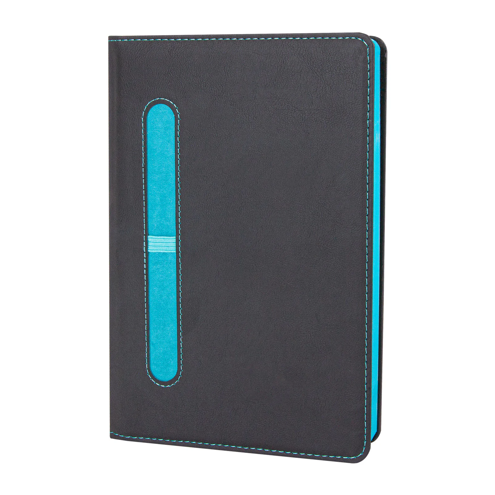 15 x 21 cm Termo Deri Kapaklı Defter 224 Sayfa 70 gr Ivory Krem Çizgili Kenar Boyalı Lazer Kazımalı (Kenar Renk Efektli)