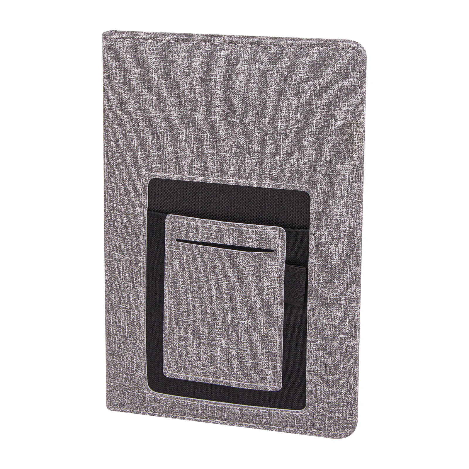 15×21 cm Telefon ve Kart Cepli Termo Deri Kapaklı, 80 gr Ivory Kağıtlı, 224 Sayfa Çizgili Tarihsiz Defter