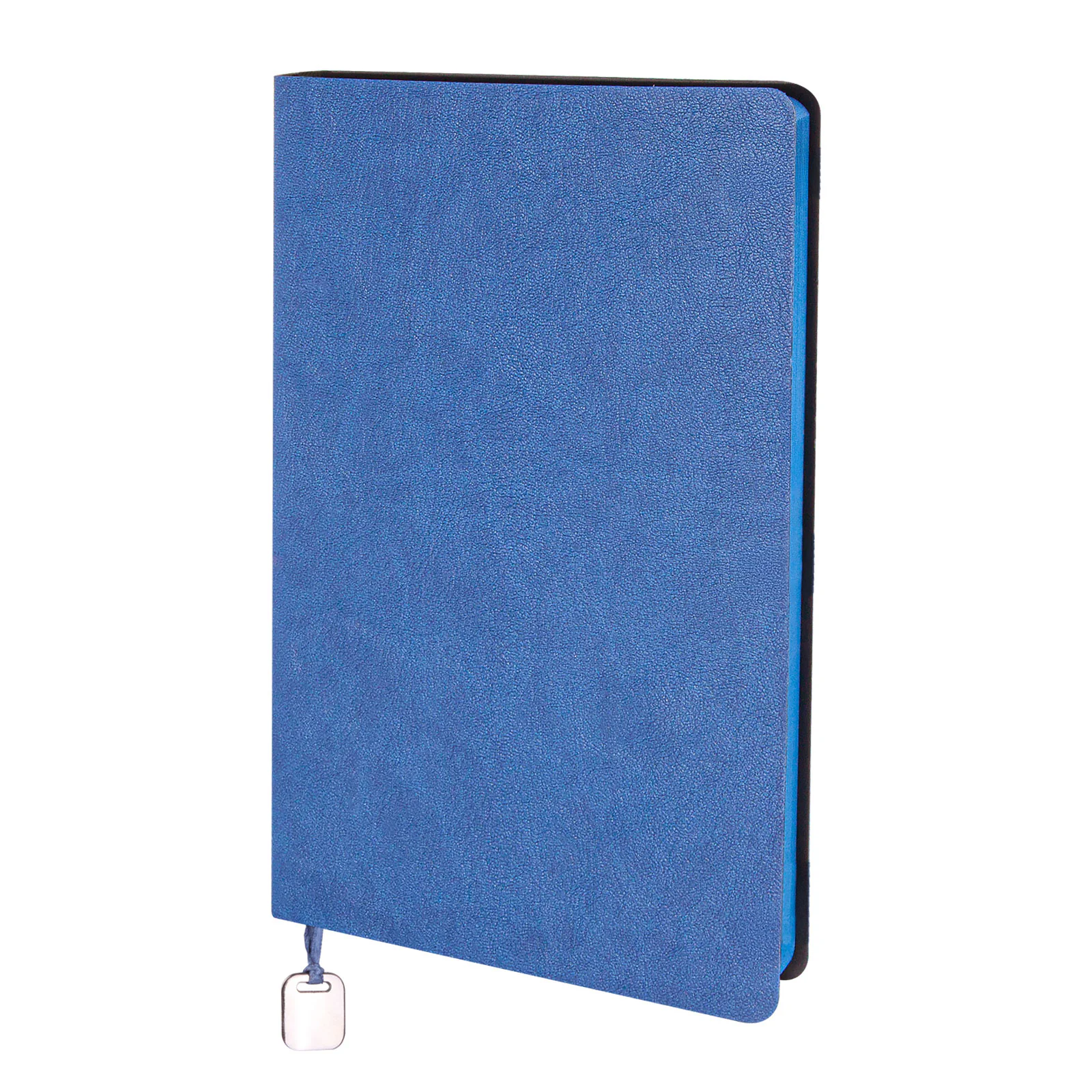 13×21 cm Metal Aksesuarlı, Kenarları Boyalı Yumuşak Termo Deri Kapaklı, 80 gr Ivory Kağıtlı, 224 Sayfa Çizgili Tarihsiz Defter