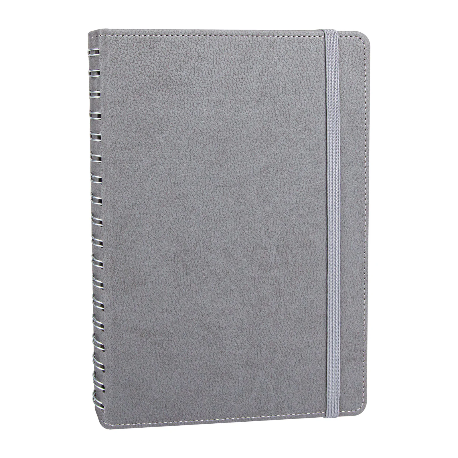 17×24 cm Lastikli, Gizli Spiralli Termo Deri Kapaklı, 80 gr Ivory Kağıtlı, 240 Sayfa Çizgili Tarihsiz Defter