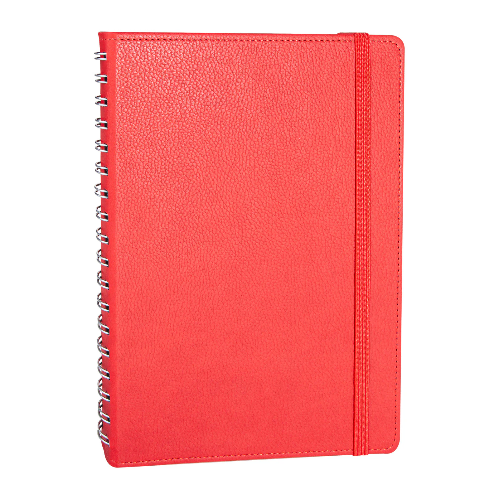 17×24 cm Lastikli, Gizli Spiralli Termo Deri Kapaklı, 80 gr Ivory Kağıtlı, 240 Sayfa Çizgili Tarihsiz Defter