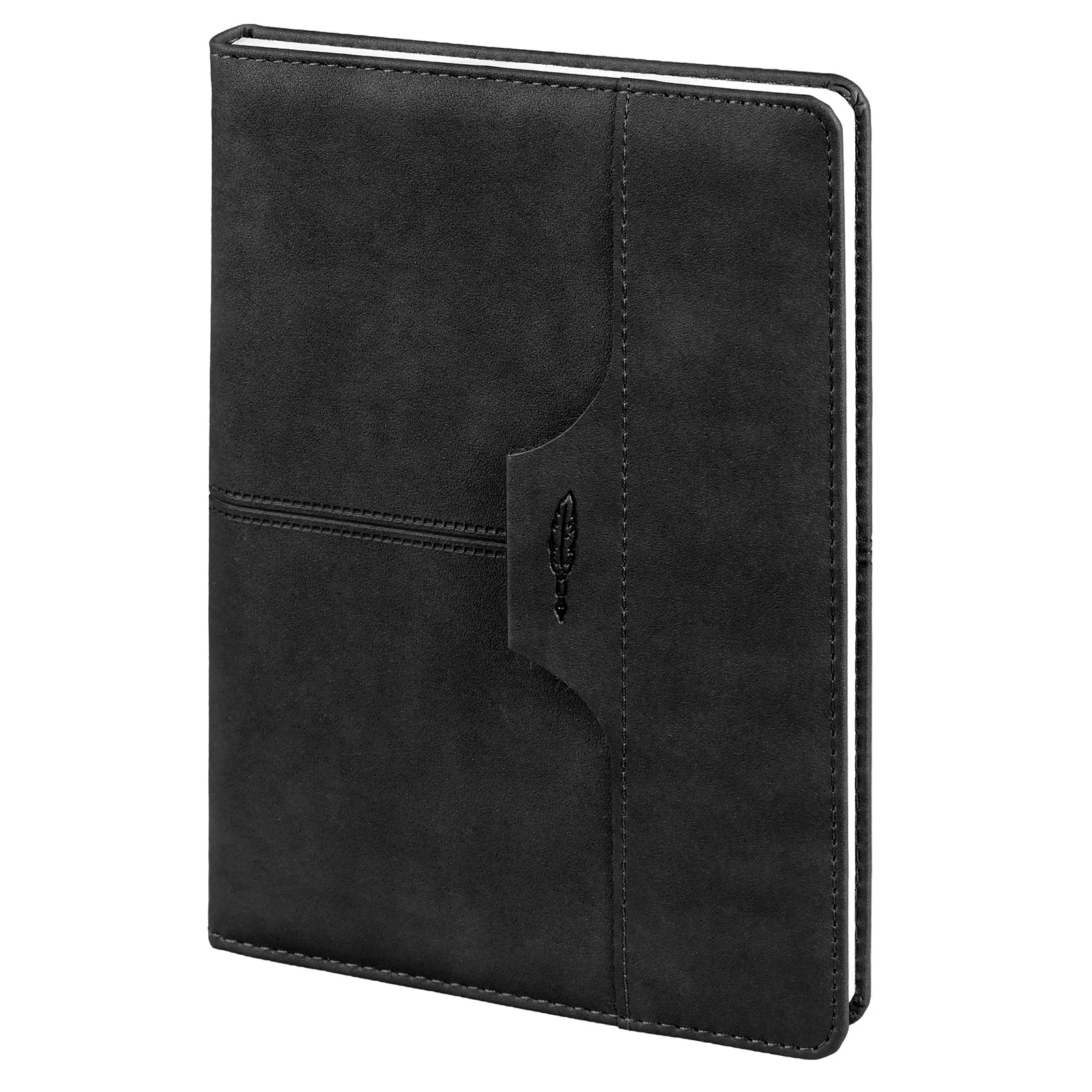 15x21 cm Termo Deri Kapaklı 80 gr Ivory Kağıtlı 224 Sayfa Çizgili Tarihsiz Defter Promozone