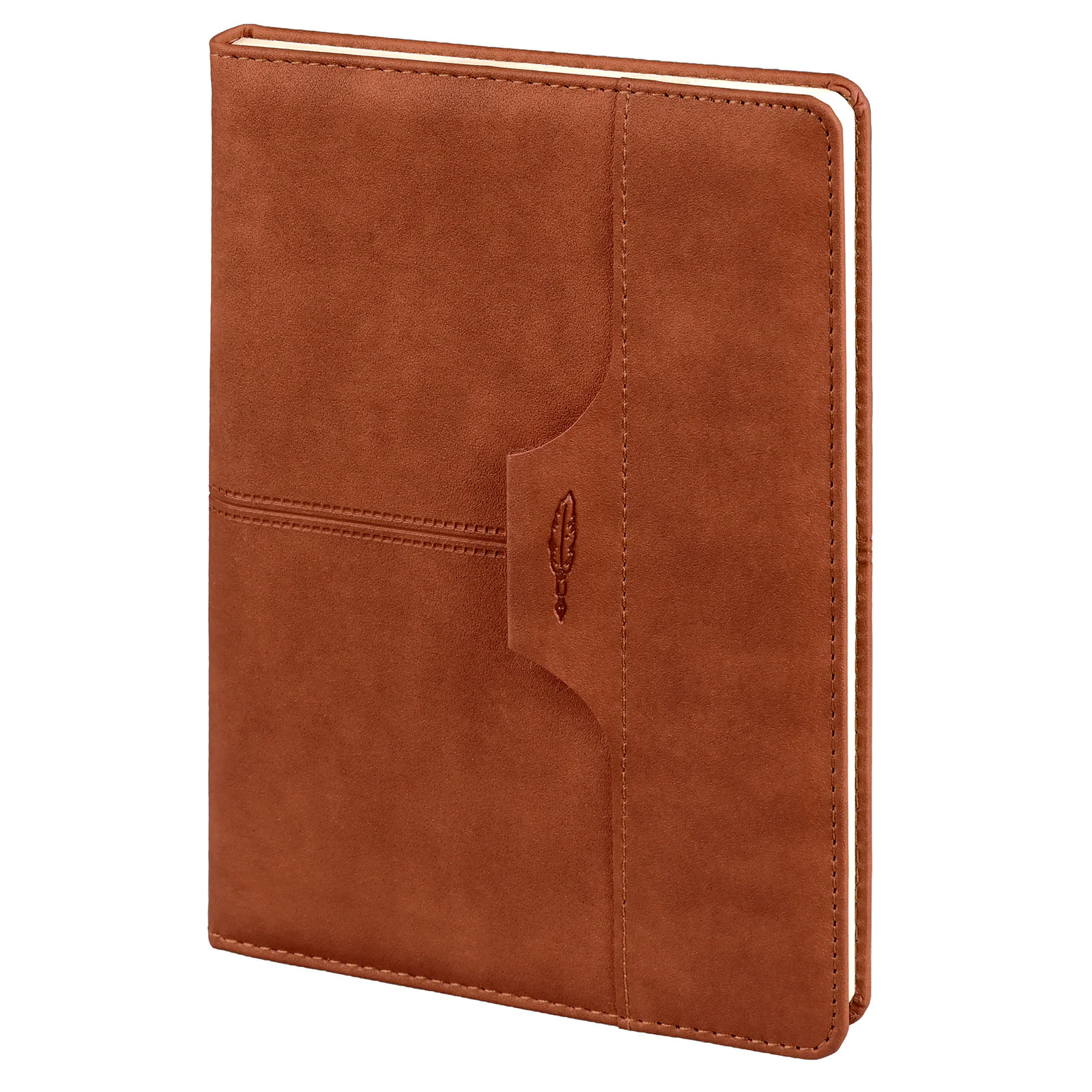 15x21 cm Termo Deri Kapaklı 80 gr Ivory Kağıtlı 224 Sayfa Çizgili Tarihsiz Defter Promozone