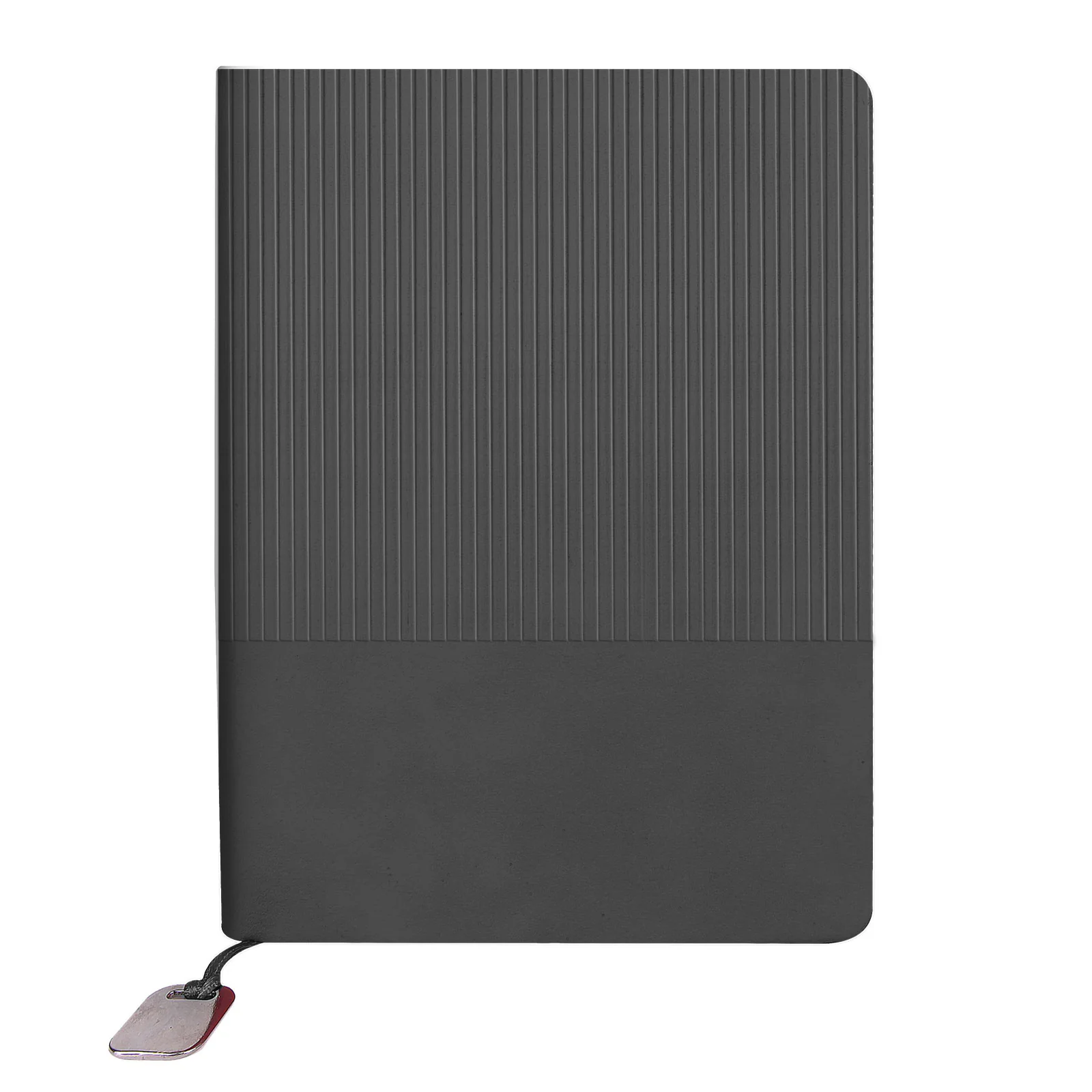 15x21 cm Dikey Dokulu Yumuşak Termo Deri Kapaklı 80 gr Ivory Kağıtlı 224 Sayfa Çizgili Tarihsiz Defter Promozone