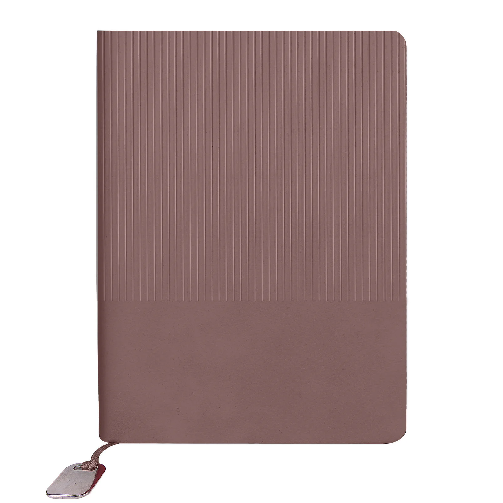15x21 cm Dikey Dokulu Yumuşak Termo Deri Kapaklı 80 gr Ivory Kağıtlı 224 Sayfa Çizgili Tarihsiz Defter Promozone