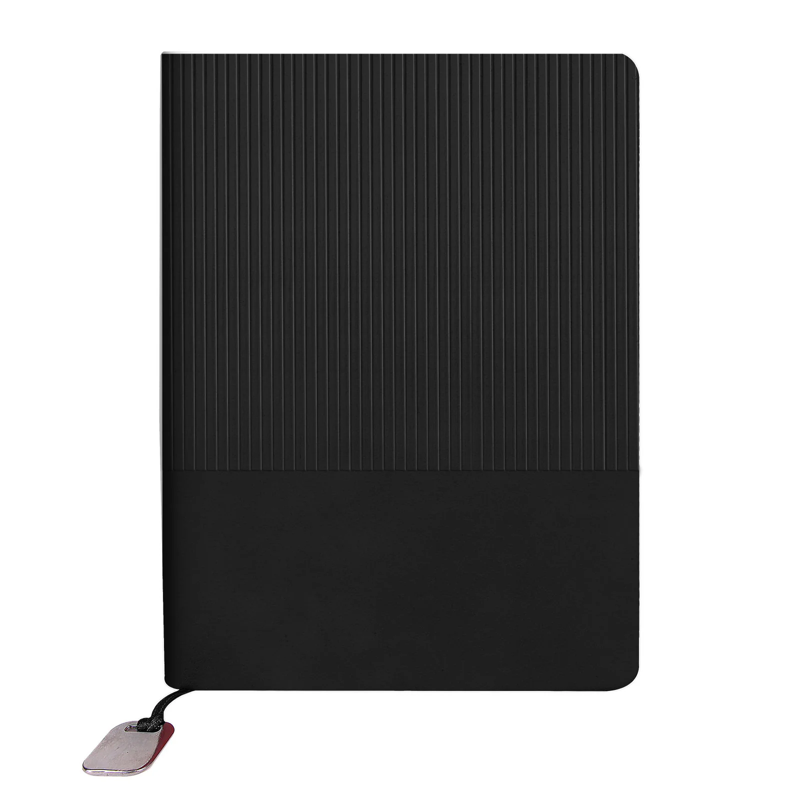 15x21 cm Dikey Dokulu Yumuşak Termo Deri Kapaklı 80 gr Ivory Kağıtlı 224 Sayfa Çizgili Tarihsiz Defter Promozone