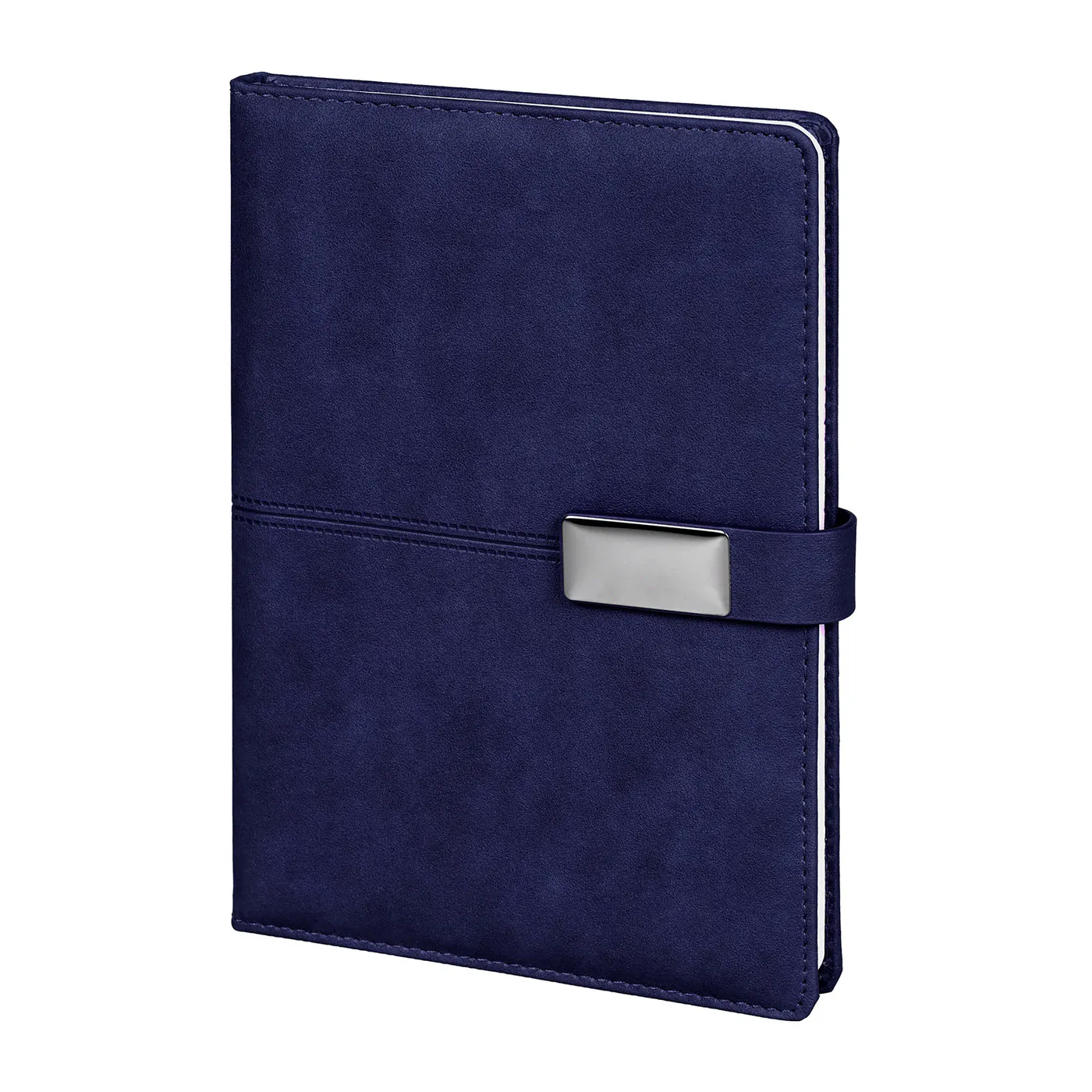 15x21 cm Metal Etiketli Mıknatıslı Termo Deri Kapaklı 80 gr Ivory Kağıtlı 224 Sayfa Çizgili Tarihsiz Defter Promozone