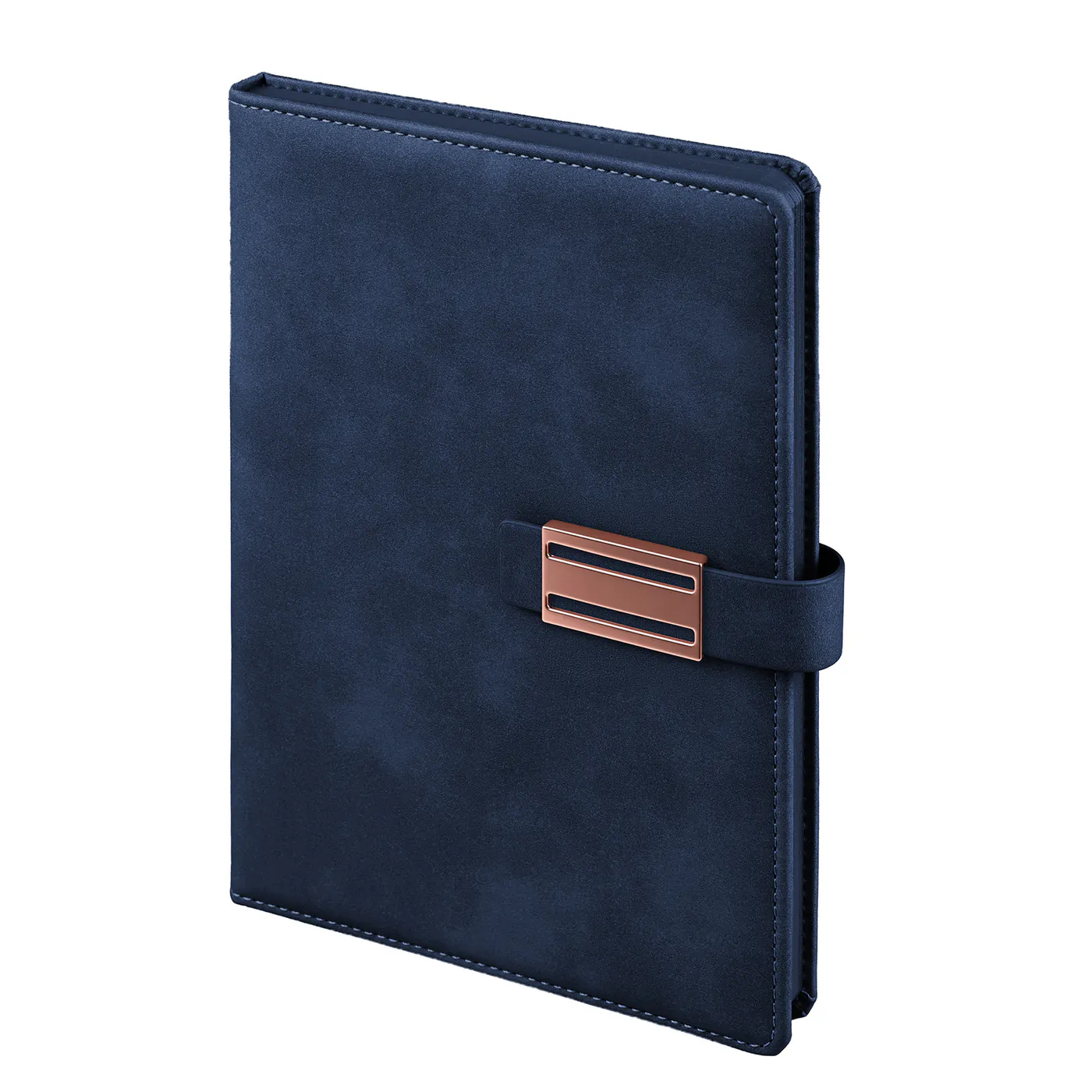 15x21 cm Metal Tokalı Mıknatıslı Termo Deri Kapaklı Kenarları Boyalı 80 gr Ivory Kağıtlı 224 Sayfa Çizgili Tarihsiz Defter Promozone