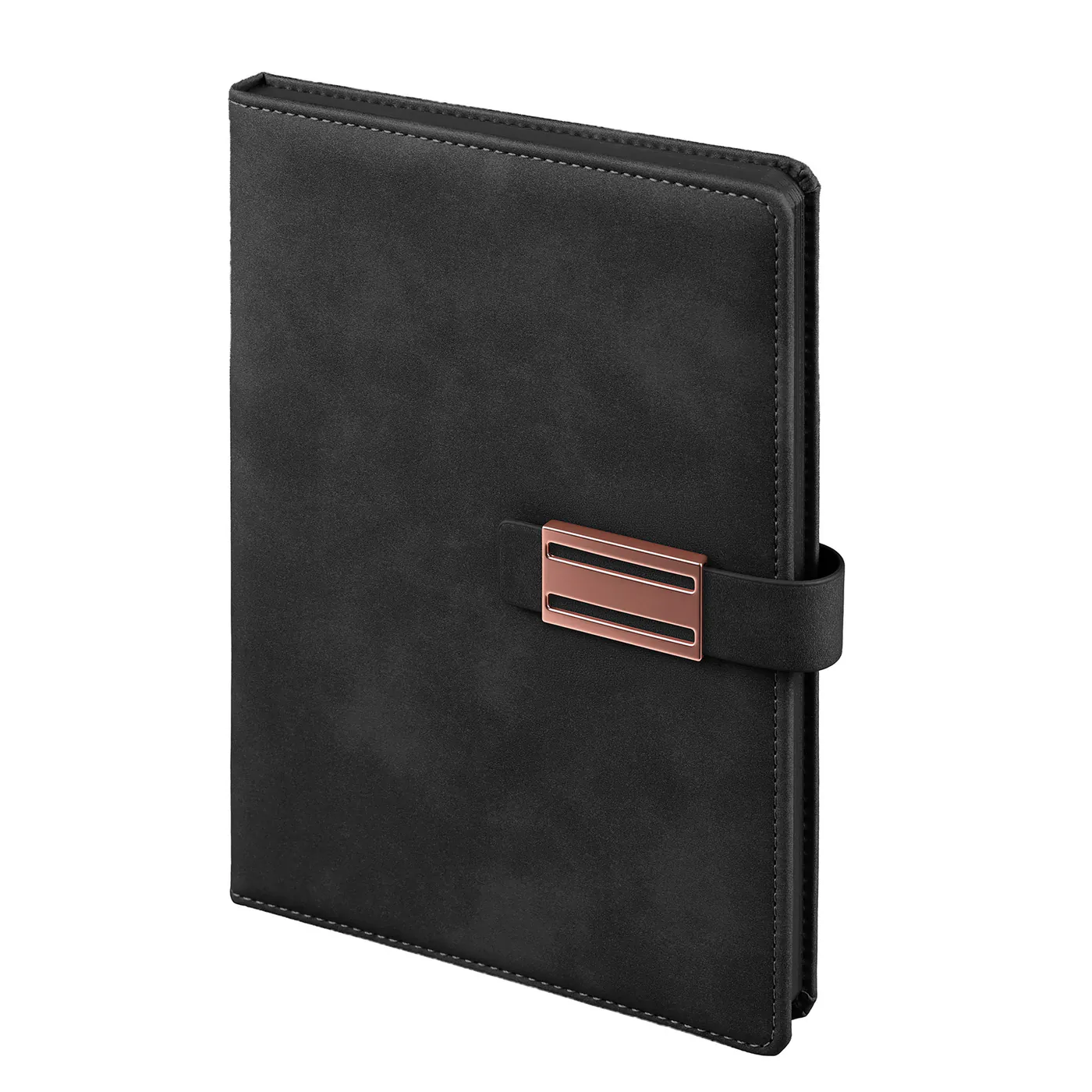 15x21 cm Metal Tokalı Mıknatıslı Termo Deri Kapaklı Kenarları Boyalı 80 gr Ivory Kağıtlı 224 Sayfa Çizgili Tarihsiz Defter