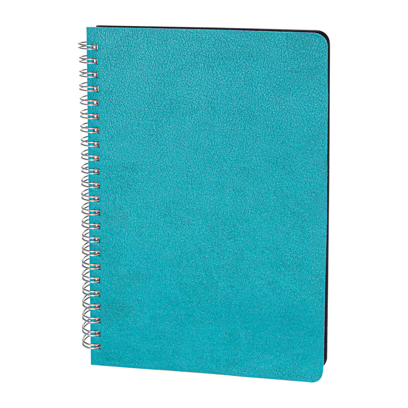 PZ22136 turkuaz spiralli yumuşak termo deri kapaklı defter