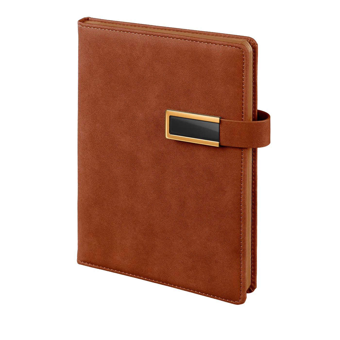 15x21 cm Metal Tokalı Termo Deri Kapaklı 80 gr Ivory Kağıtlı 224 Sayfa Tarihsiz Defter Promozone