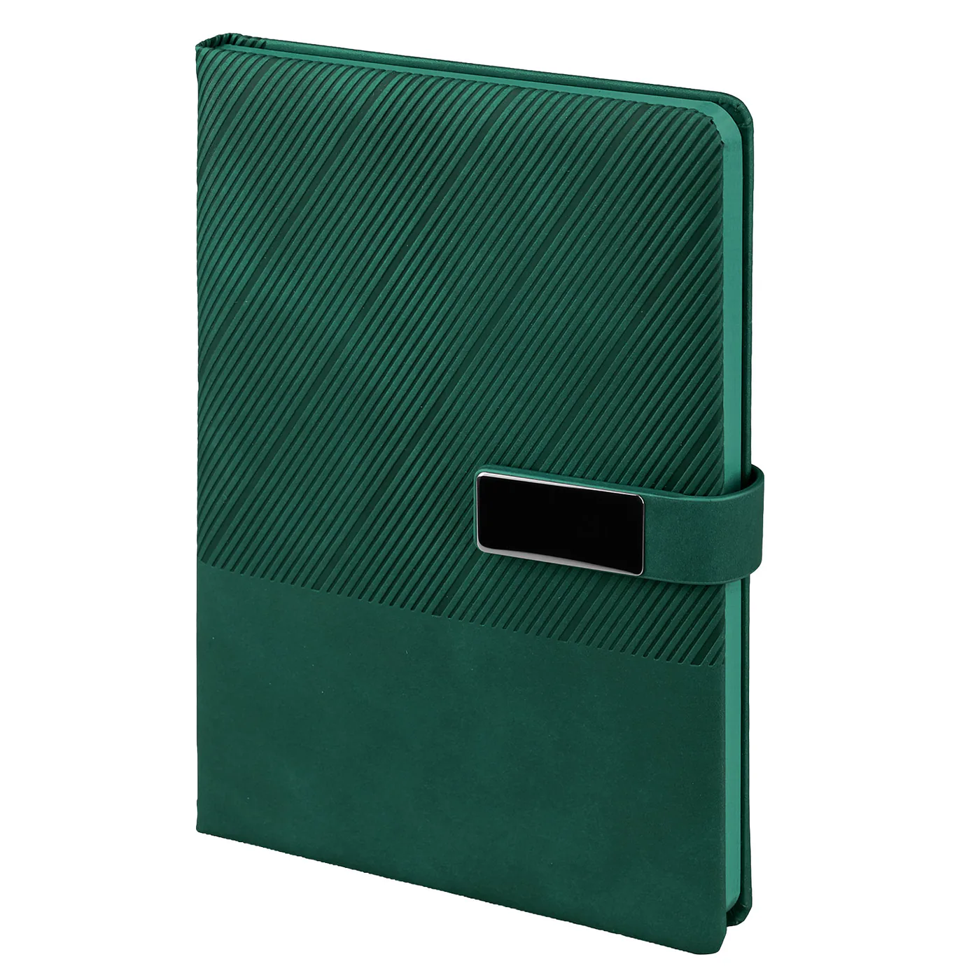15x21 cm Metal Aksesuarlı Mıknatıslı Termo Deri Kapaklı Kenarları Boyalı 80 gr Ivory Kağıtlı 224 Sayfa Tarihsiz Defter Promozone