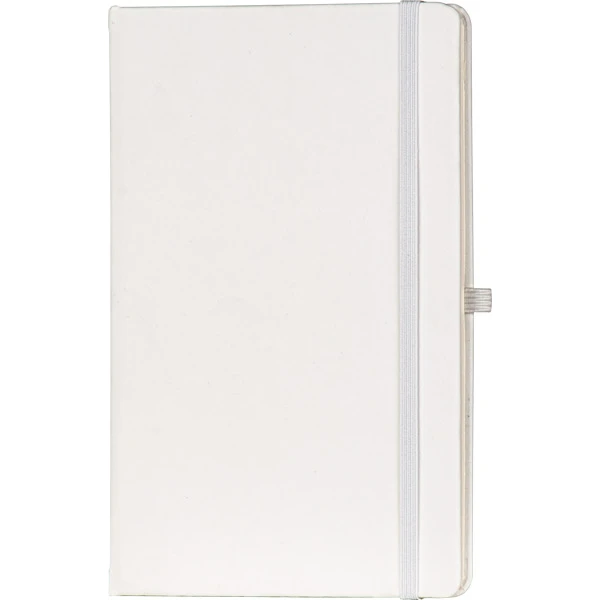 13 x 21 cm Suni Deri Sert Kapaklı Tarihsiz Defter 160 Sayfa 60 gr Holmen Krem Çizgili Lastikli Kalem Tutuculu