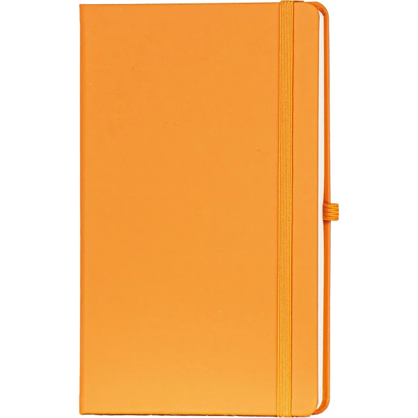 13 x 21 cm Suni Deri Sert Kapaklı Tarihsiz Defter 160 Sayfa 60 gr Holmen Krem Çizgili Lastikli Kalem Tutuculu