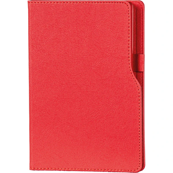 14,5 x 21 cm Termo PU Sert Kapaklı Tarihsiz Defter 160 Sayfa 70 gr Krem İç Kağıt Çizgili Renkli Kenarlı Kalem Tutuculu