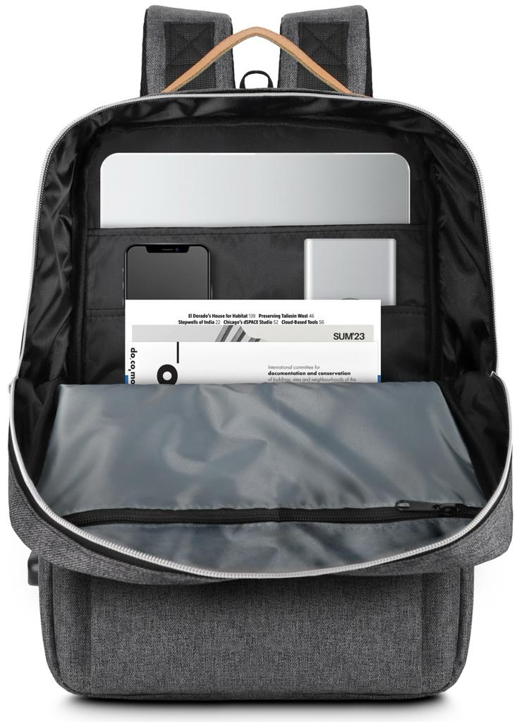 Özel Üretim Laptop,Evrak ve USB Özellikli Promosyon  Sırt Çantası Promozone