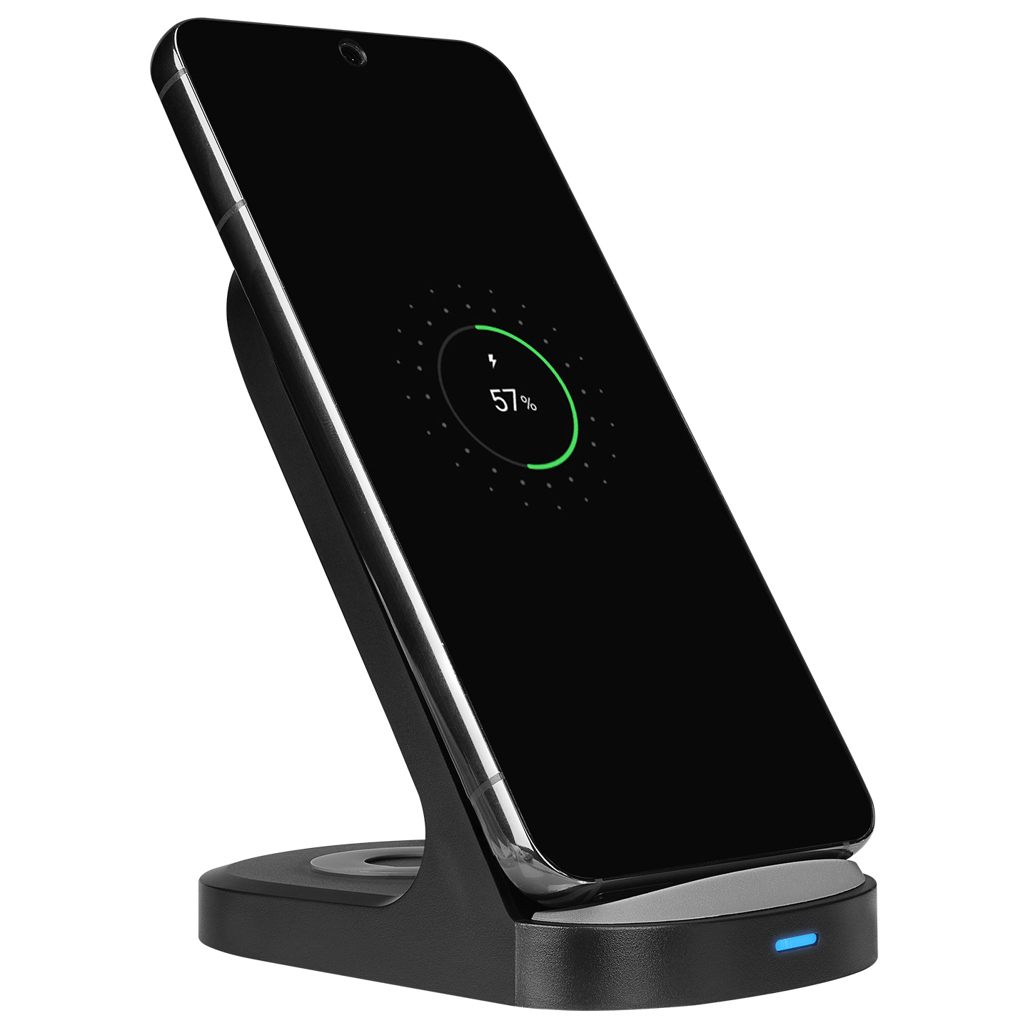 S-link SL-CW05 Mobil Telefon Uyumlu 15W LED Logo PRM Siyah Kablosuz Wireless Şarj Cihazı Promozone