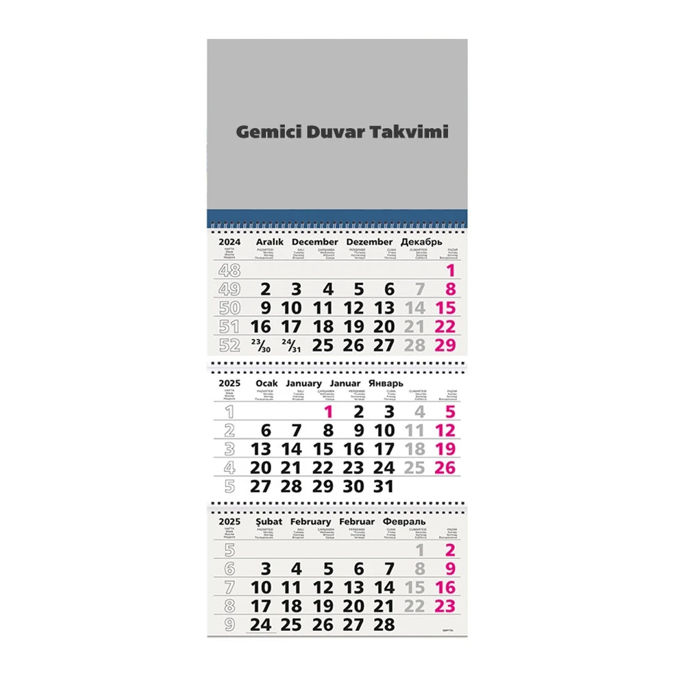 Özel Üretim Gemici Takvimi Promozone