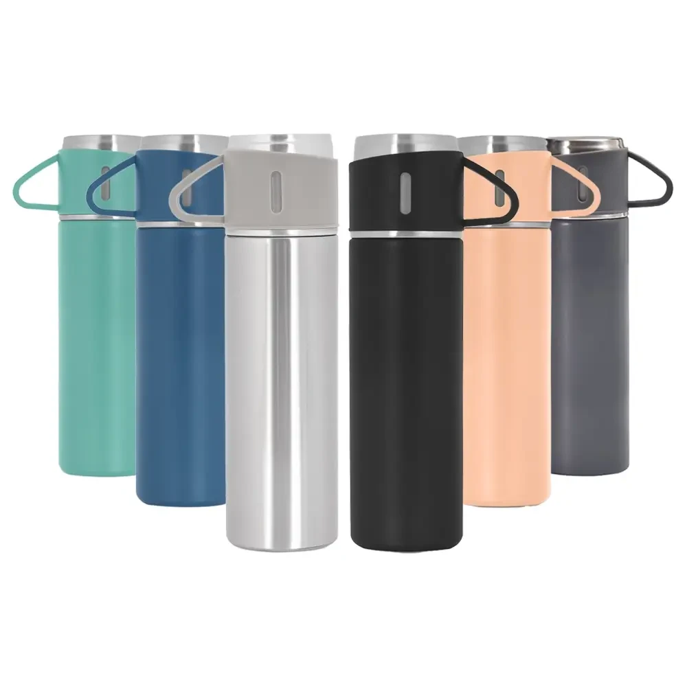 500 ml Kaydırmaz Taban Bardaklı Termos Promozone