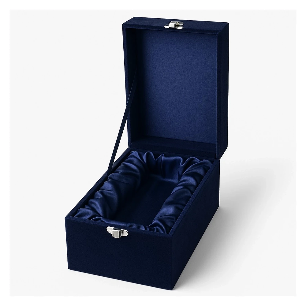 Özel Üretim Kadife Kaplamalı Ahşap Kutu Promozone