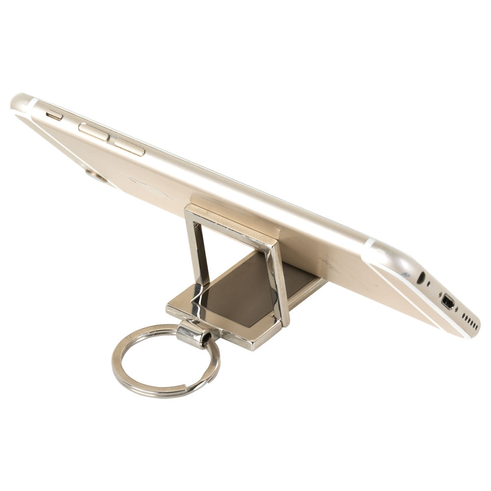 Telefon Standlı Metal Anahtarlık Promozone