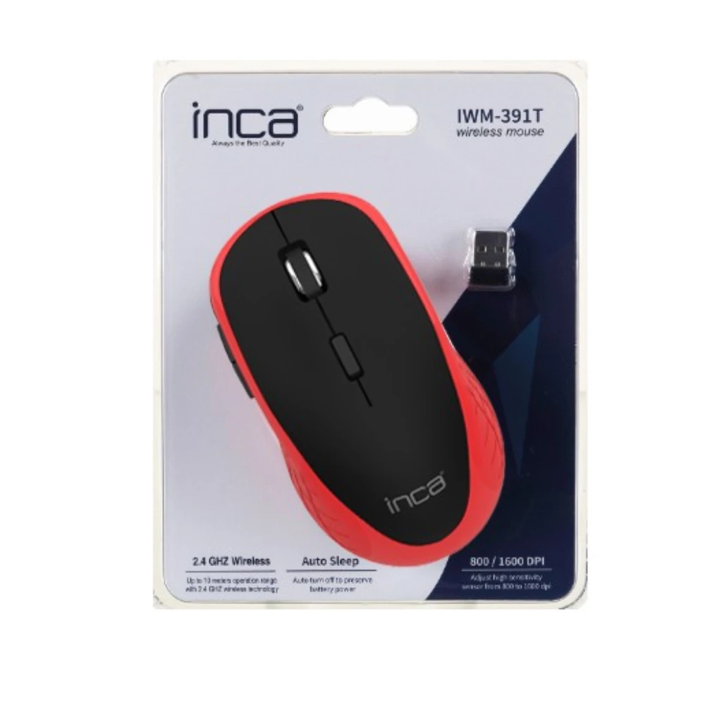 INCA IWM-391T  1600 Dpi Rubber  Wireless Mouse Promozone