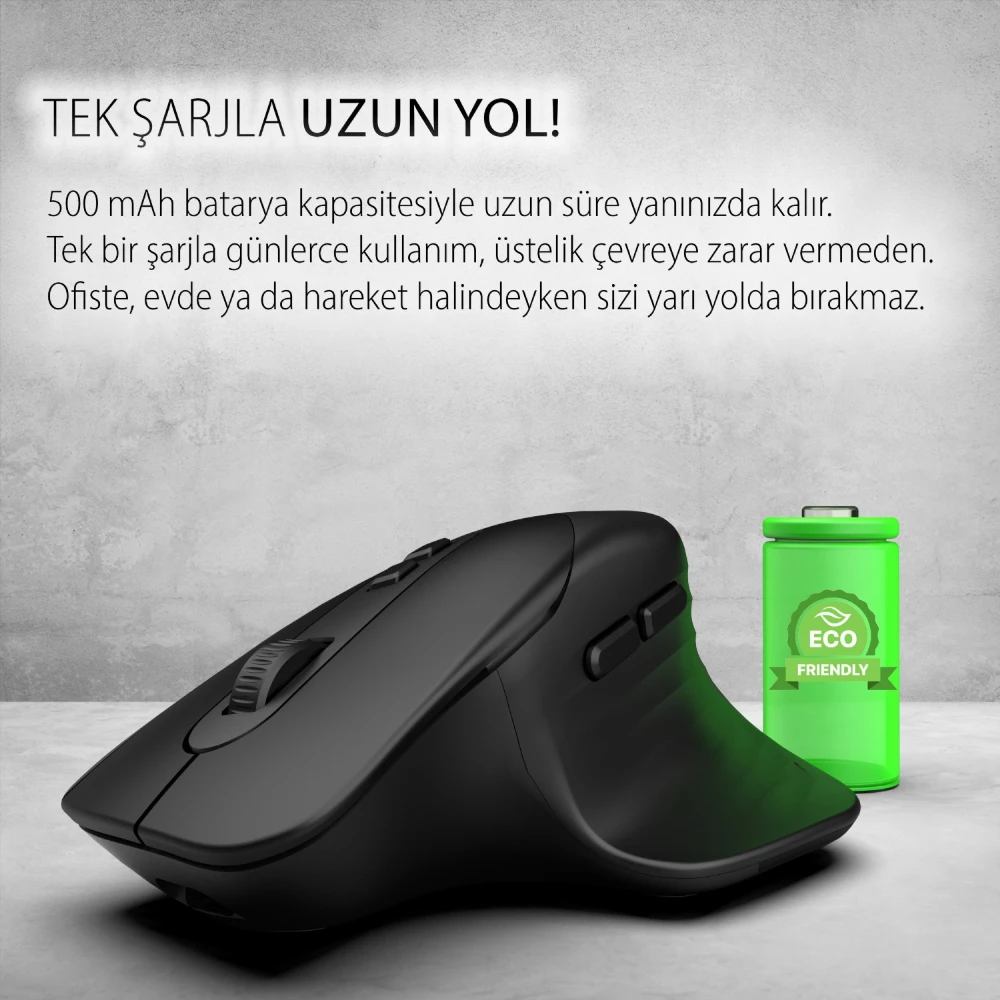 Inca IWM-553S Bluetooth+Wireless Double Mod Rechargeable Silent Mouse Promozone