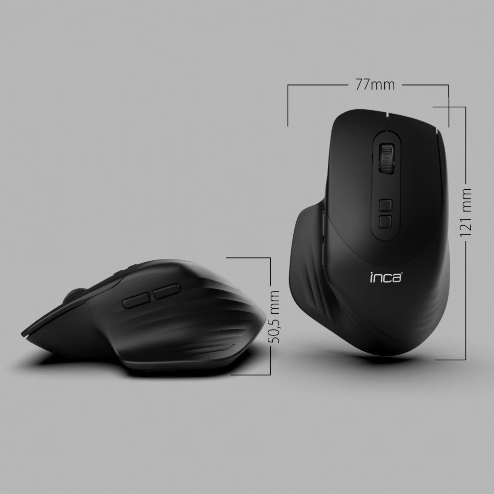 Inca IWM-553S Bluetooth+Wireless Double Mod Rechargeable Silent Mouse Promozone